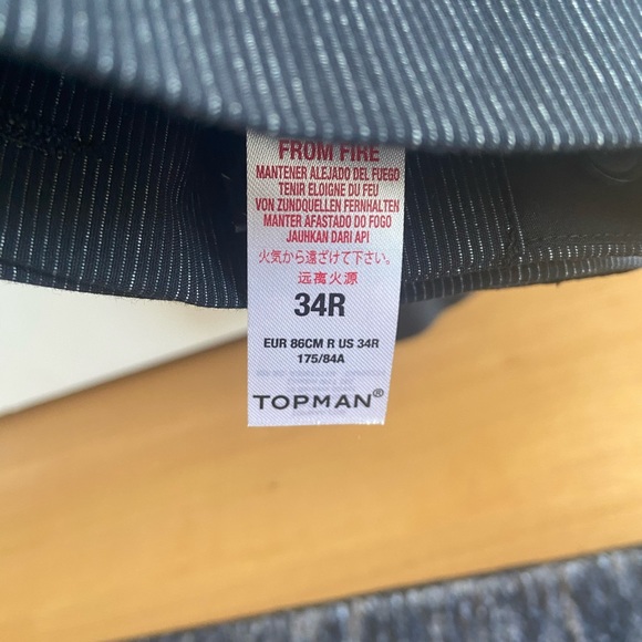 Topman - Black Striped Pants - Picture 4 of 4